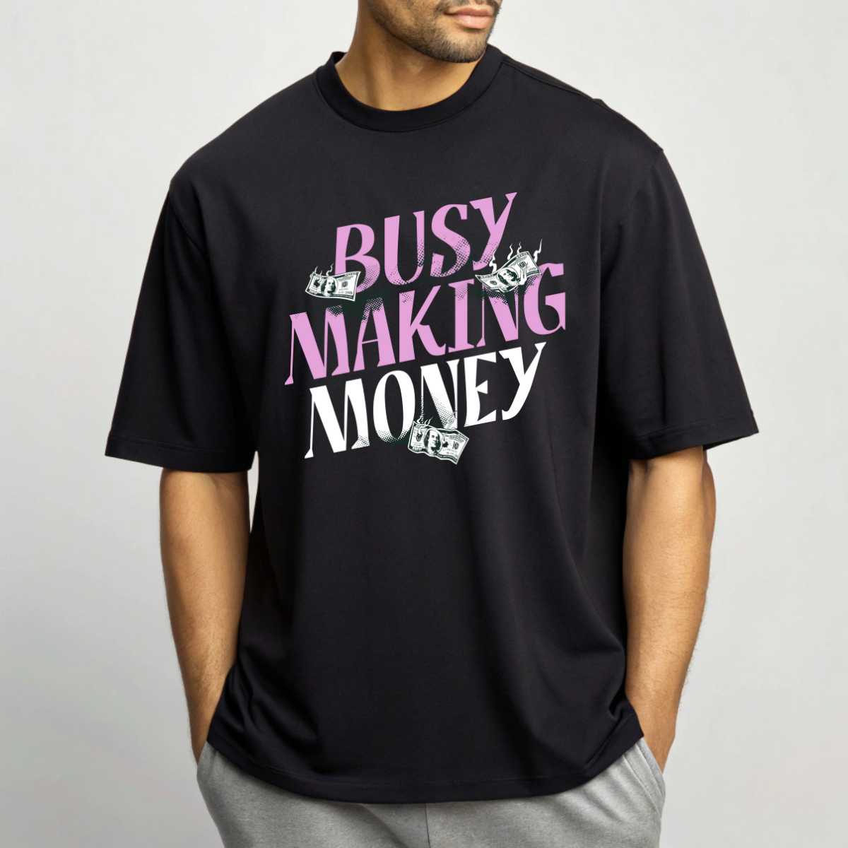 Men Graphic Printed Oversize T-shirt