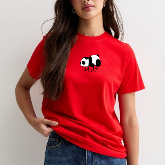 Women Lazy Graphic Print Oversize T-shirt